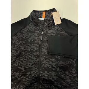 NWT PETER MILLAR Merge Elite Hybrid Full Zip Golf Jacket Black Size MEDIUM $230